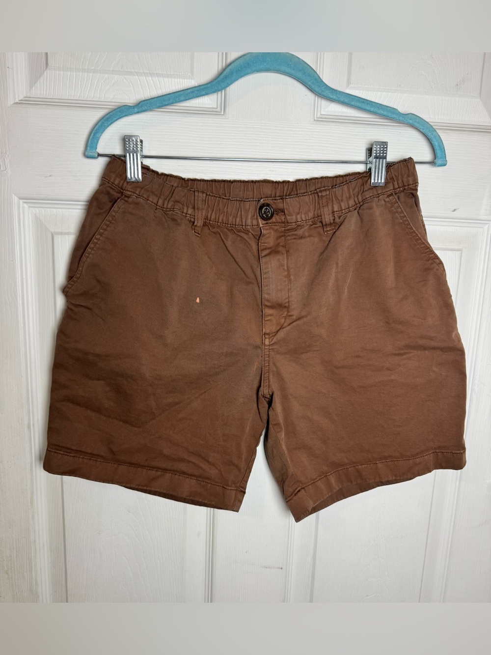 Chubbies Brown Elastic Waist Stretch Shorts Men’s Medium Casual Streetwear
